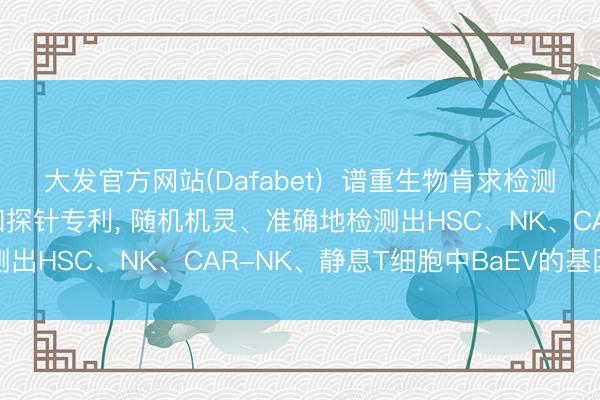 大发官方网站(Dafabet)  谱重生物肯求检测细胞中BaEV基因引物和探针专利， 随机机灵、准确地检测出HSC、NK、CAR-NK、静息T细胞中BaEV的基因残留